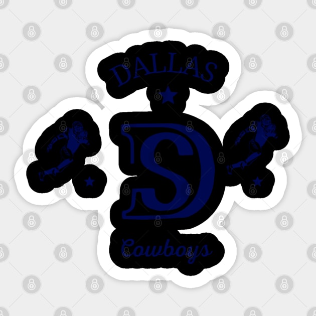 Dallas cowboys cute graphic design Sticker by Nasromaystro